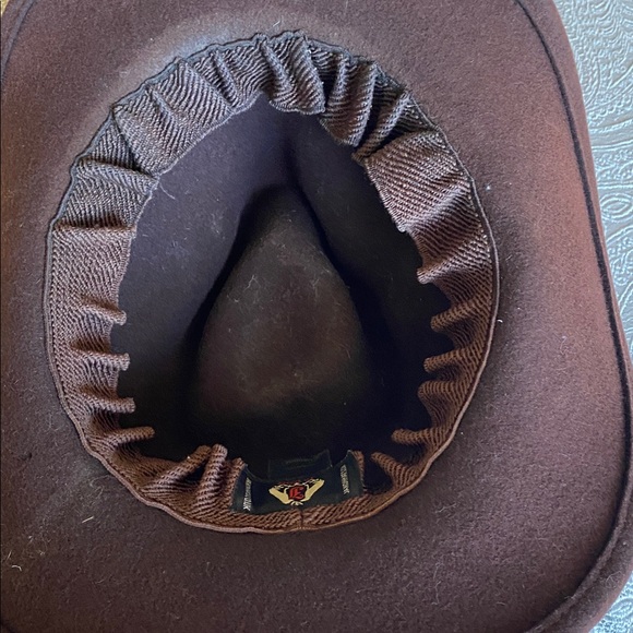 Vintage Jaxon Wool Hat with Black and Brown Accents - Picture 6 of 6